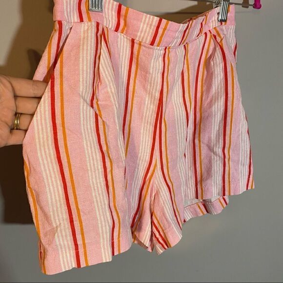 LUSH high waist linen shorts - Picture 6 of 8